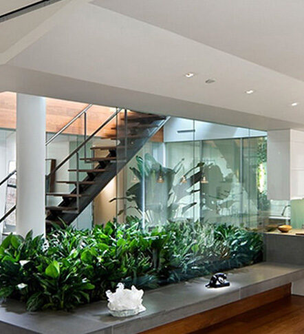 Picture of a seating area in resort near stairs